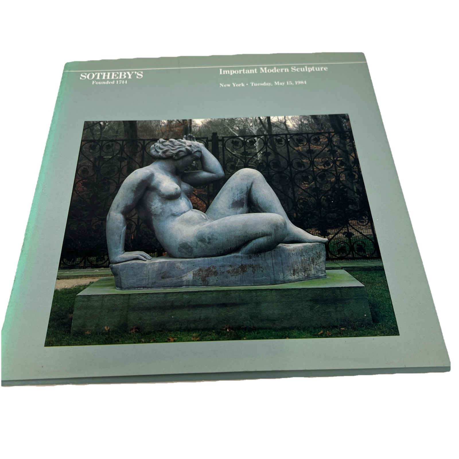 Sothebys Important Modern Sculpture New York May 1984