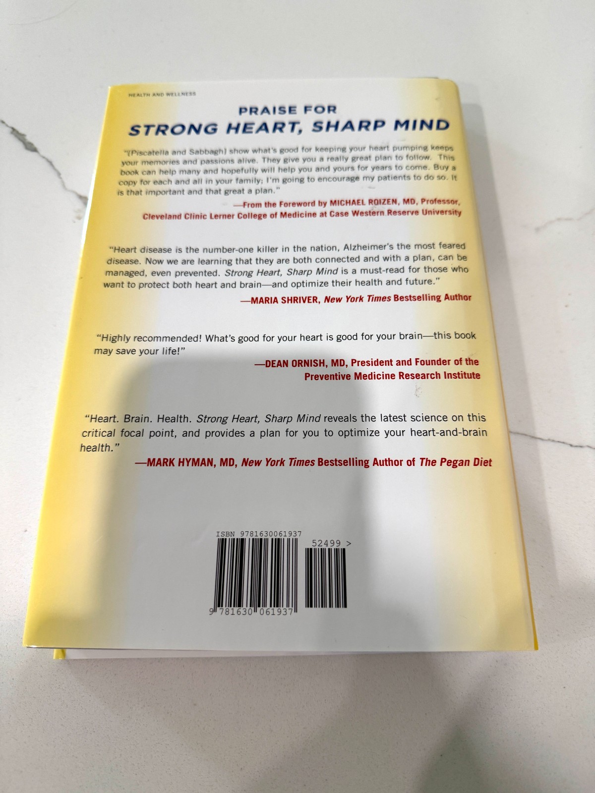 BRAND NEW “Strong Heart, Sharp Mind” (by Joseph Piscatella) Hardcover Book
