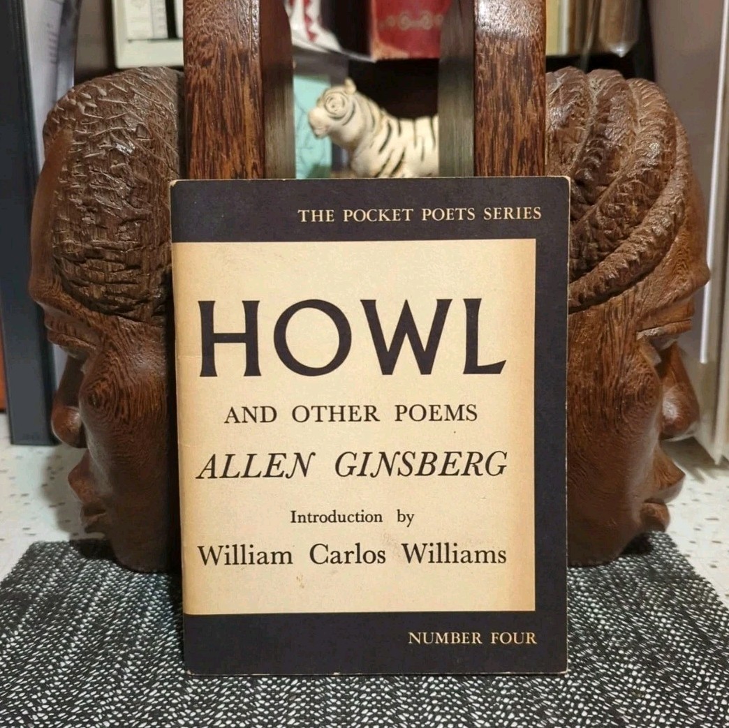 Allen Ginsberg Howl 1st Edition 3rd Printing 1957 City Lights Pocket Poets #4