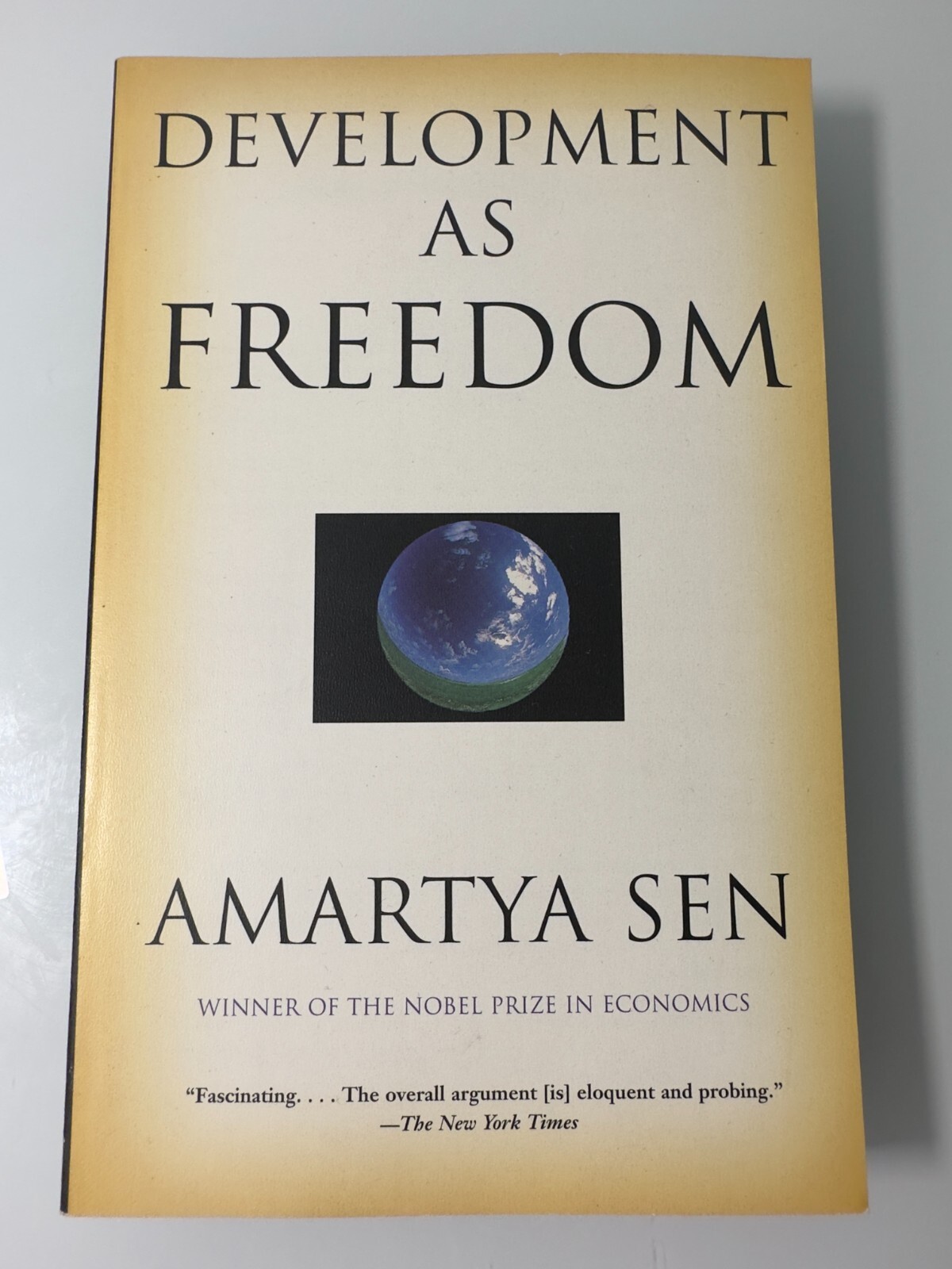 Development As Freedom by Amartya Sen Paperback Nonfiction Development Studies