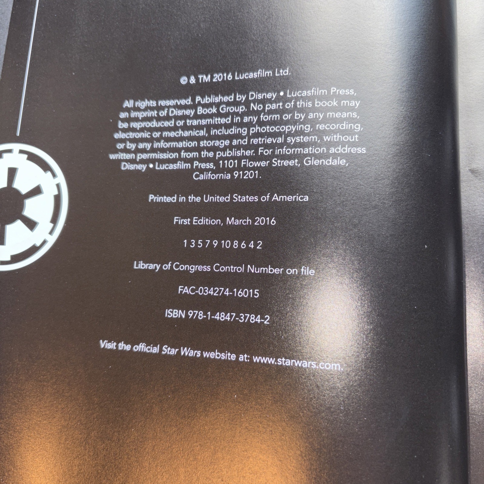 Star Wars: Original Trilogy Graphic Novel by Alessandro Ferrari 1st Edition!