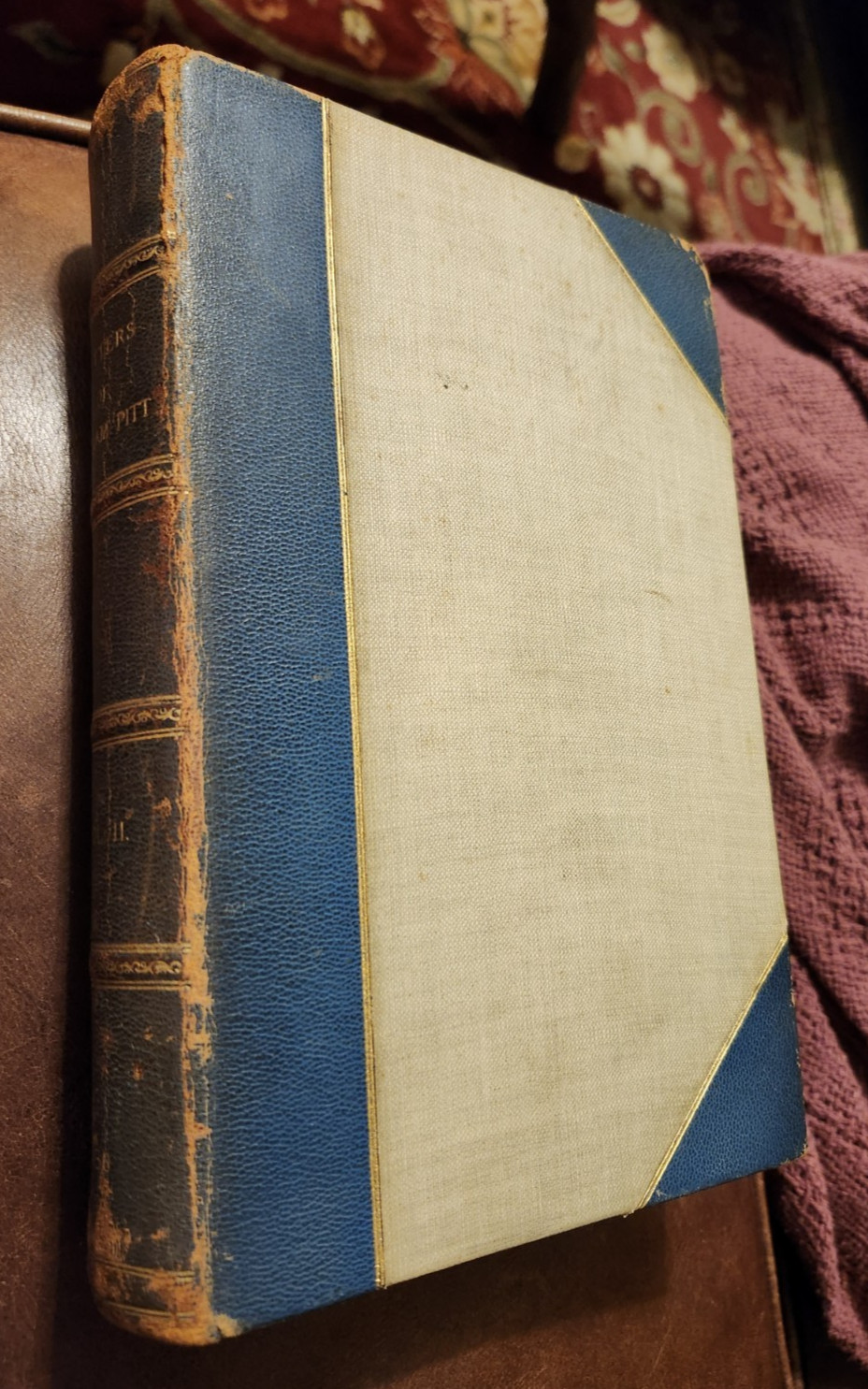 Correspondence of William Pitt, 1838, 1st??, Volume II Only, Leather Accents