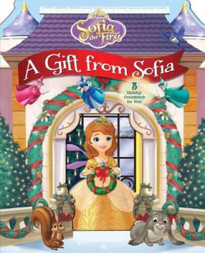 Disney Sofia the First: A Gift from Sofia – Board book – VERY GOOD