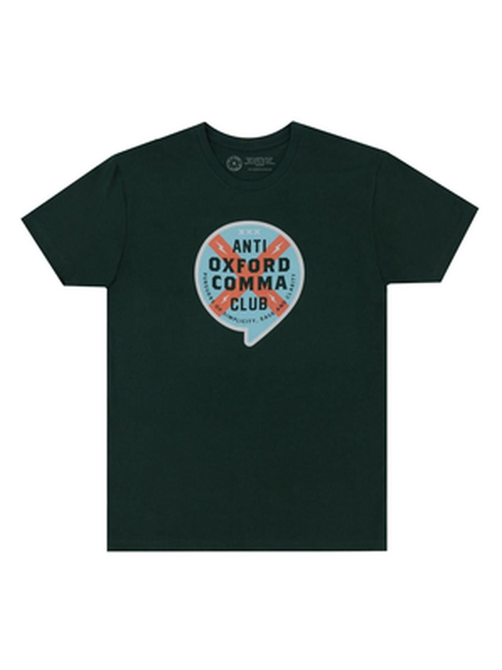 Anti Oxford Comma Club Unisex T-Shirt XX-Large by Out of Print