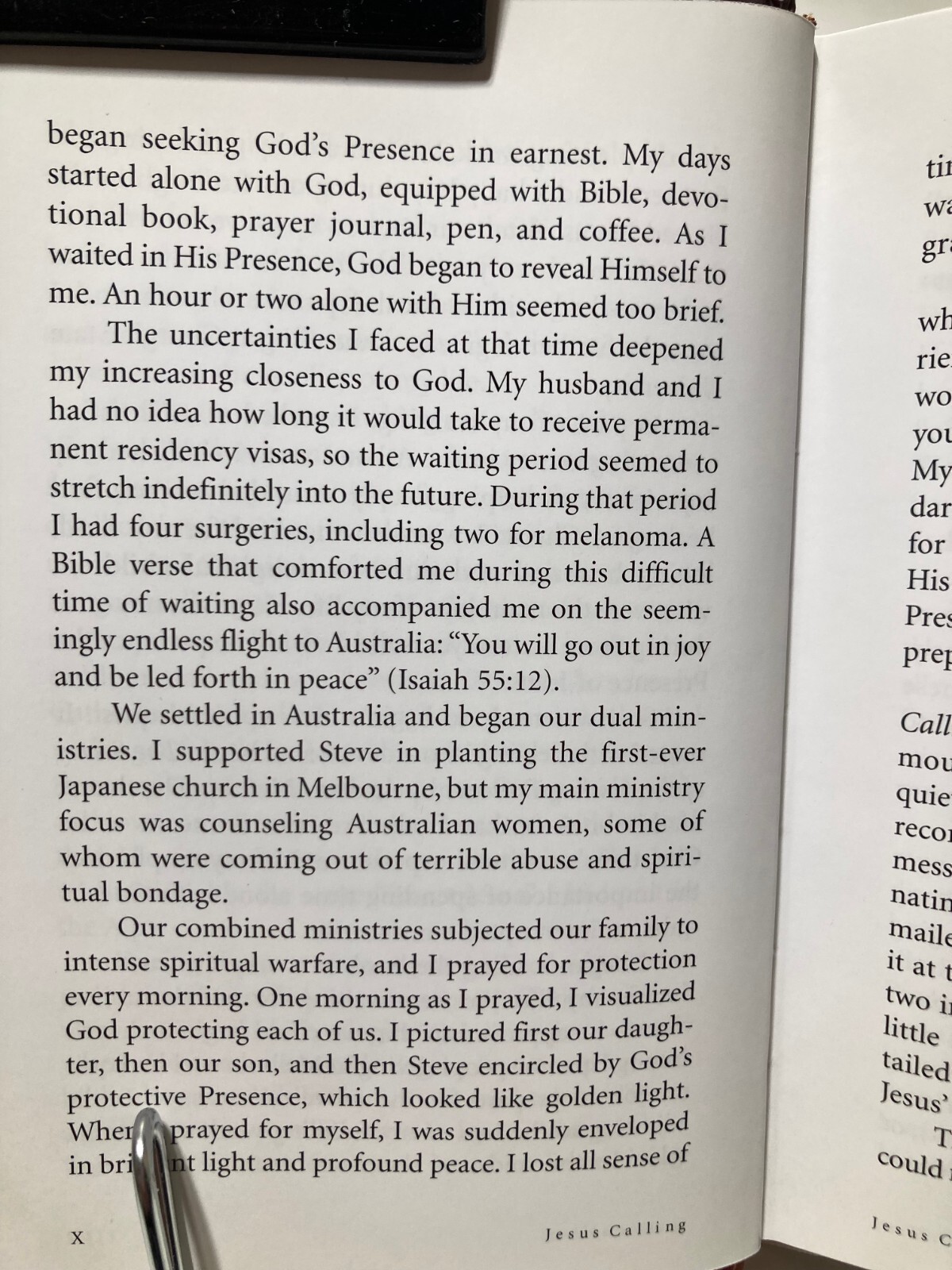 Jesus Calling. Sarah Young (2004, Hardcover) 6.5 X 4.5 inches