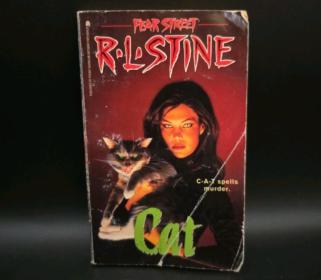 R.L. Stine Cat Fear Street Paperback Book Rare HTF no 45 series vintage 1st Edit