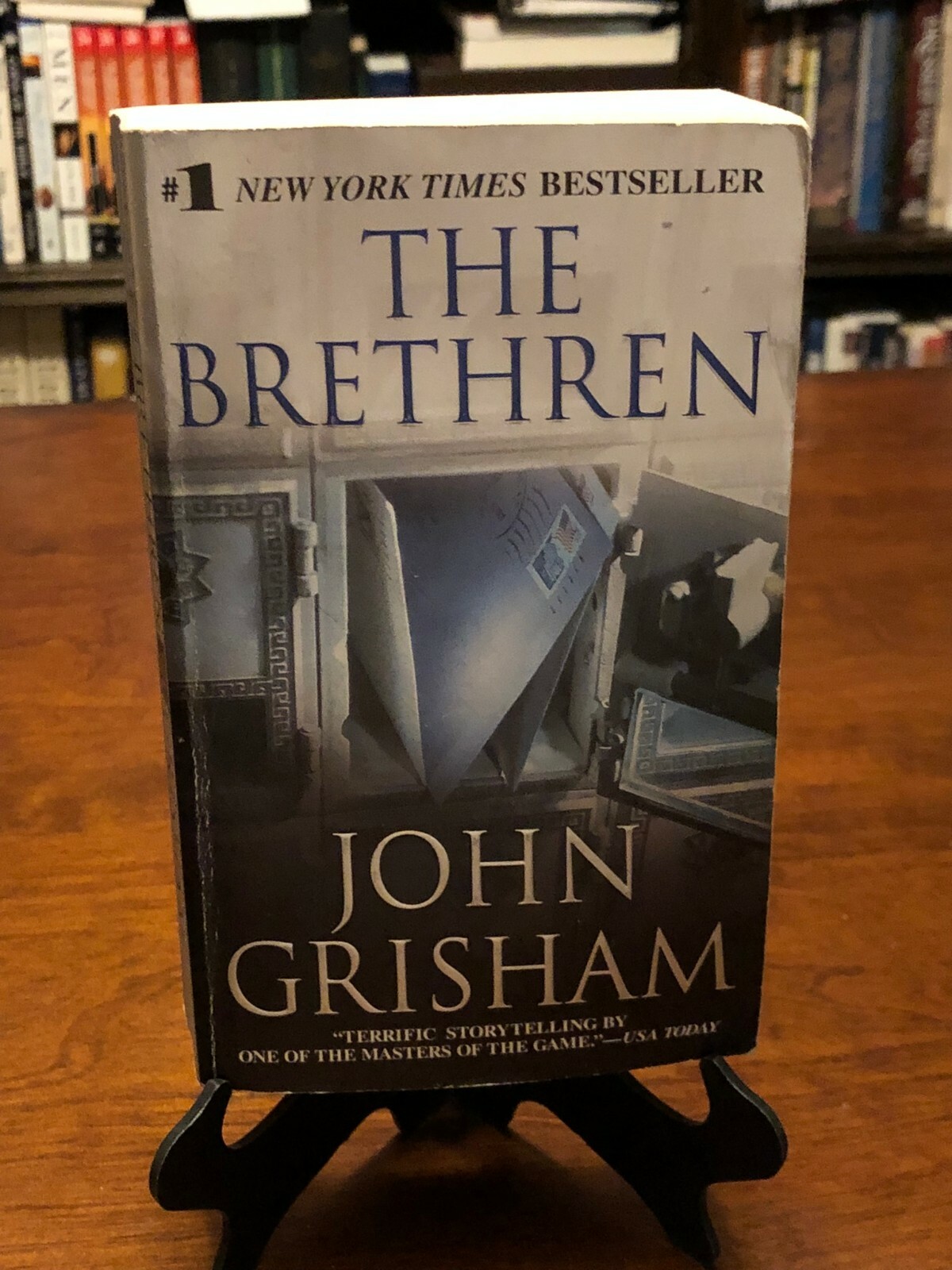 THE BRETHREN by John Grisham (1ST ISLAND EDITION – 1ST PRINTING) GOOD+ CONDITION