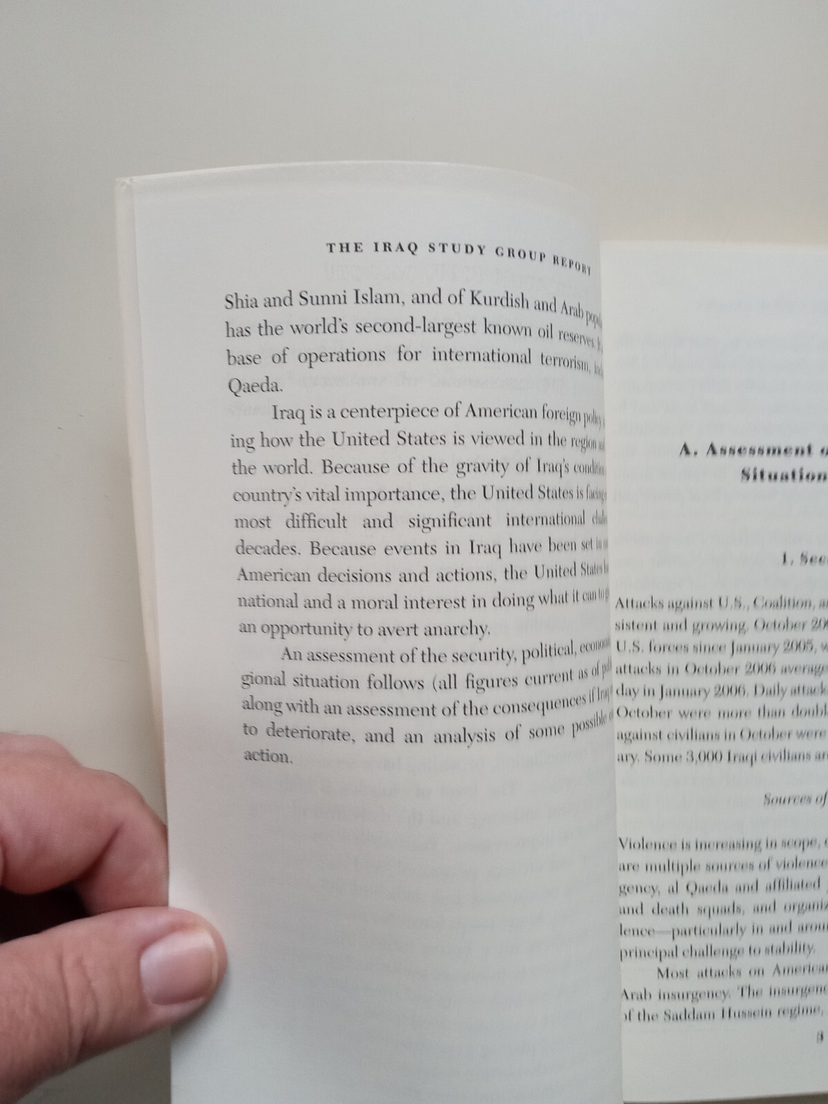 The Iraq Study Group Report : The Way Forward – a New Approach by Lee H….