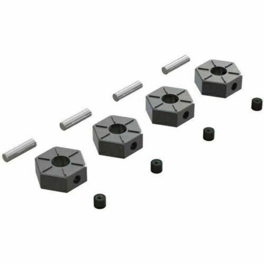 NEW ARRMA AR310816 Wheel Hex Metal 12mm (4) New in Package