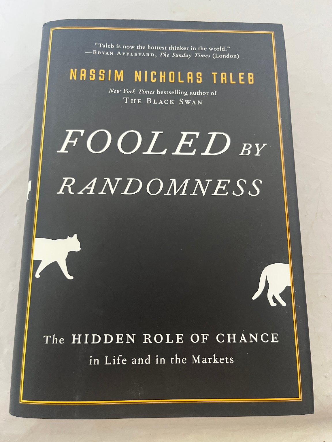 Fooled by Randomness Nassim Nicholas Taleb 2008 Second Edition Hardcover Random