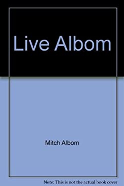 Live Albom Paperback Mitch Albom