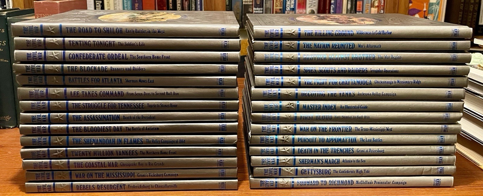Time Life CIVIL WAR Complete Series Set 1-28 Volumes HC w/ Master Index VG++