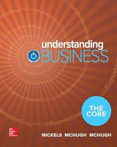 Understanding Business: The Core – Loose Leaf, by William Nickels – Acceptable n