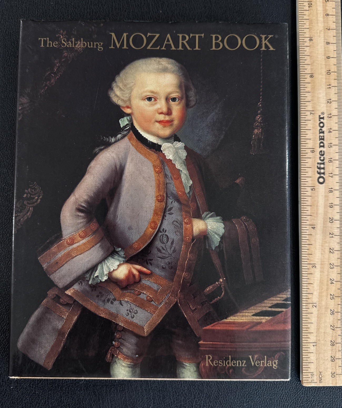 The Salzburg Mozart Book 1991 Residenz Verlag in English Hardcover 117 pages