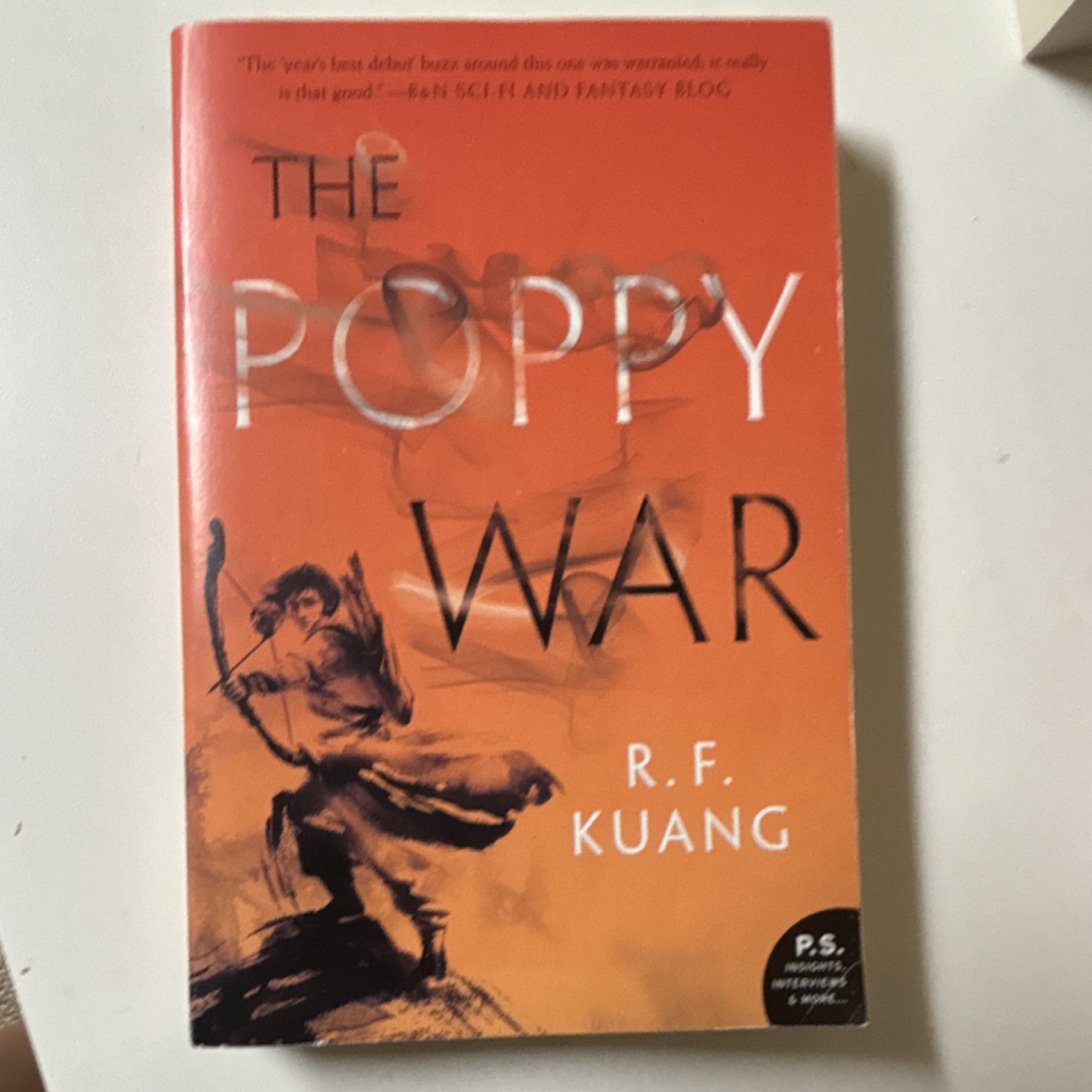 Harper Voyager The Poppy War R.F. Kuang Paperback Fiction Fantasy Novel Series
