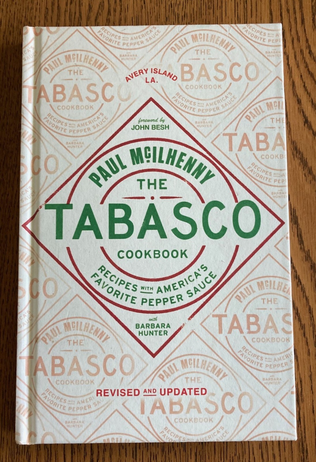 AVERY ISLAND LA – THE TABASCO COOKBOOK – PAUL McILHENNY – RECIPES 4 PEPPER SAUCE
