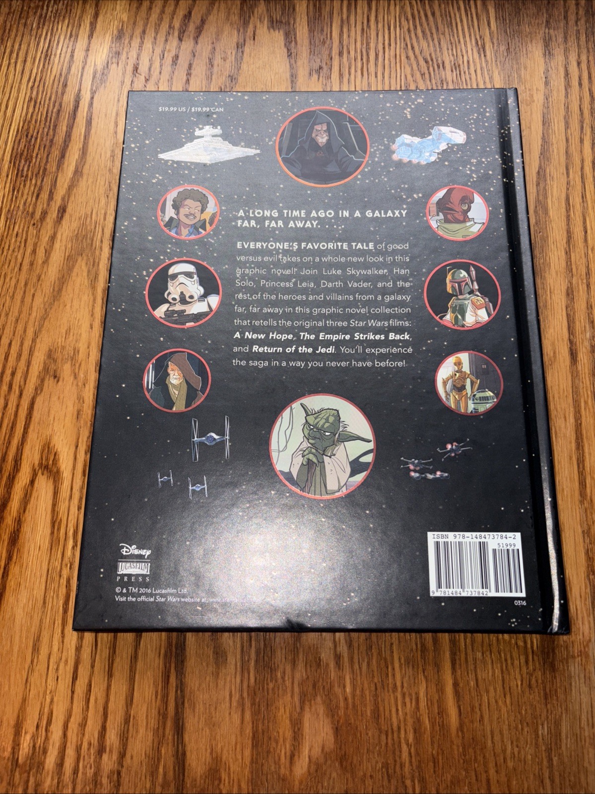 Star Wars: Original Trilogy Graphic Novel by Alessandro Ferrari 1st Edition!