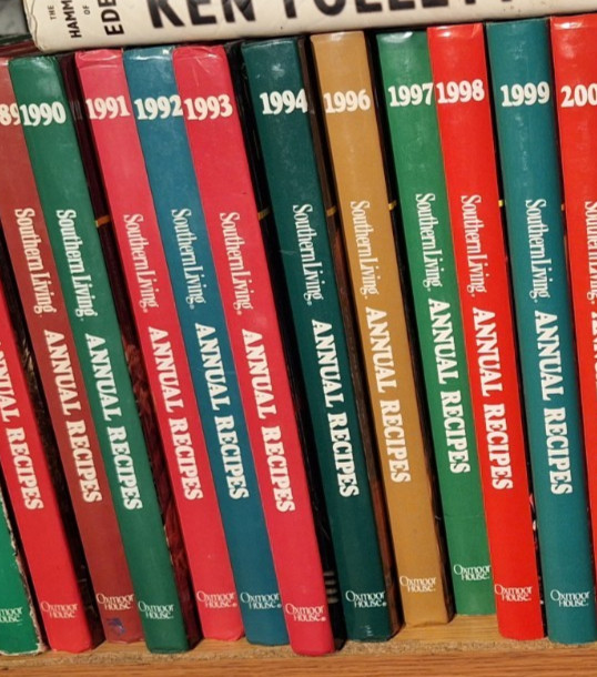 Lot of 9 Southern Living Annual Recipes 1990-1999