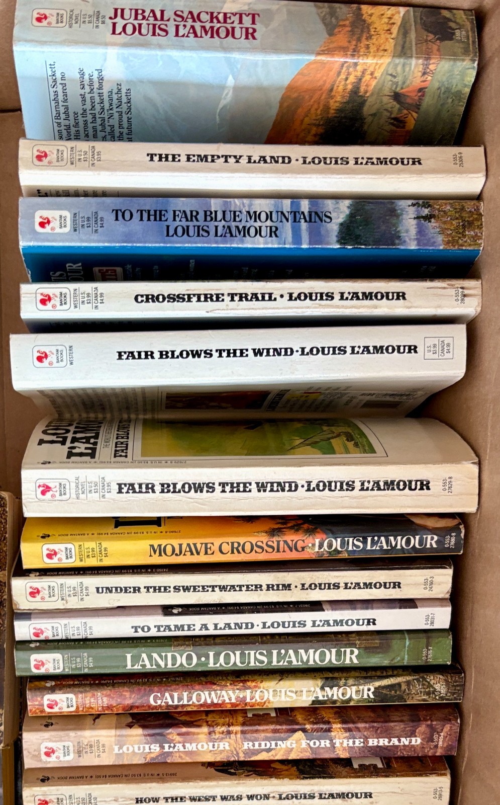 Louis L’Amour Paperbacks Western – YOU CHOOSE Lot – MIX & MATCH Buy 3 Get 1 FREE