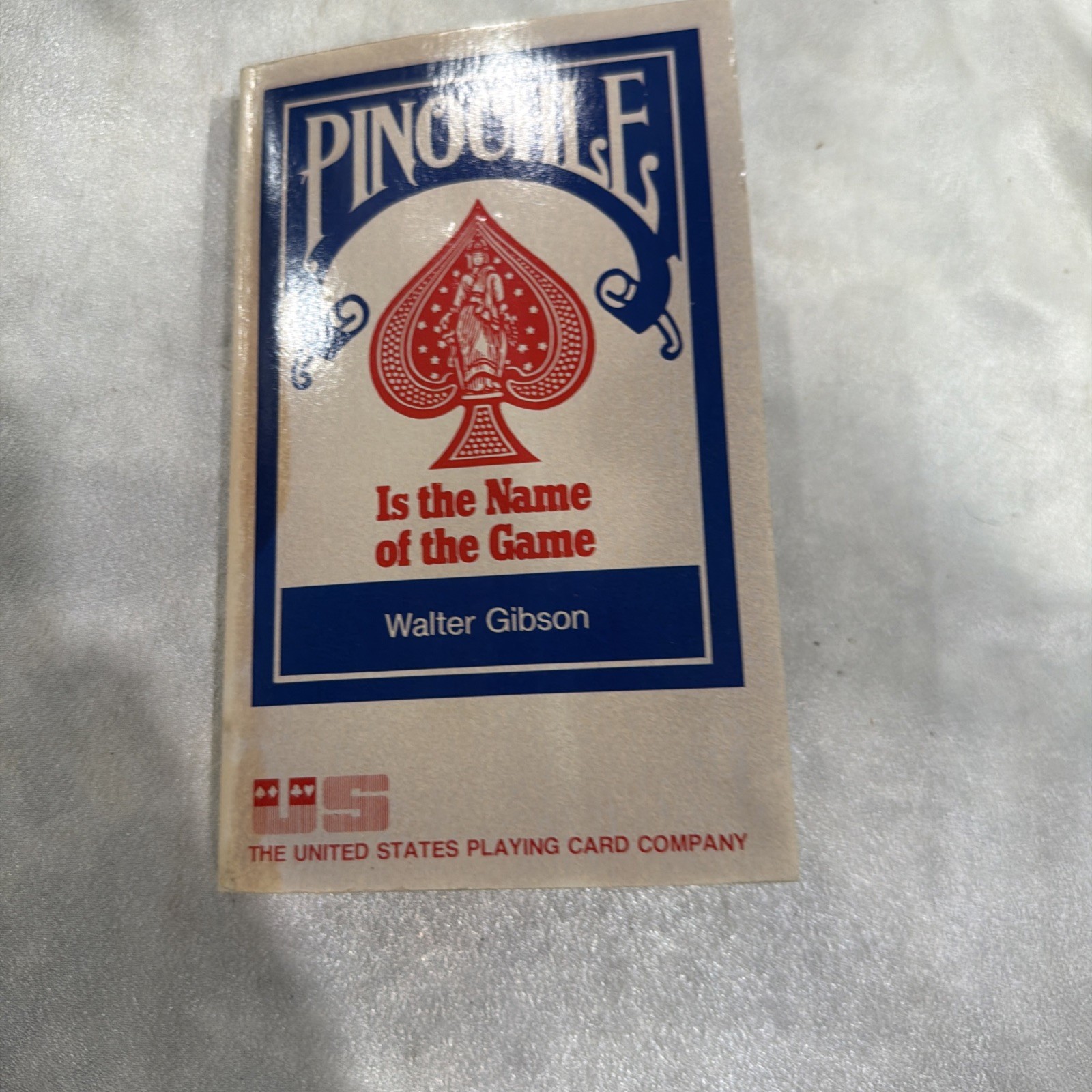 Pinochle is the Name of the Game – Paperback – Vintage 1974 – Gibson – Bicycle