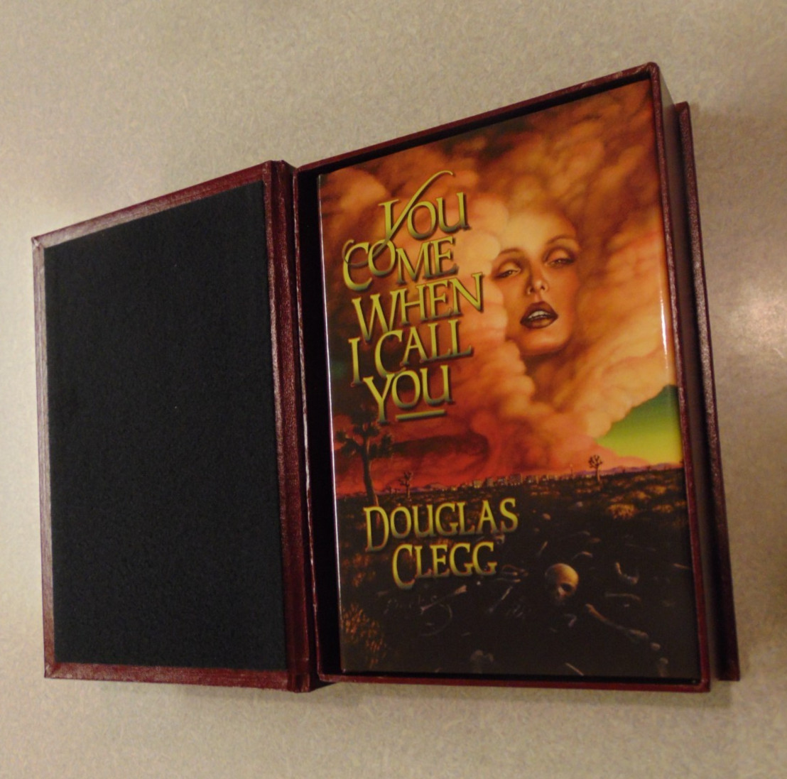 You Come When I Call You, Douglas Clegg Lettered Cemetery Dance Traycased 1st ED