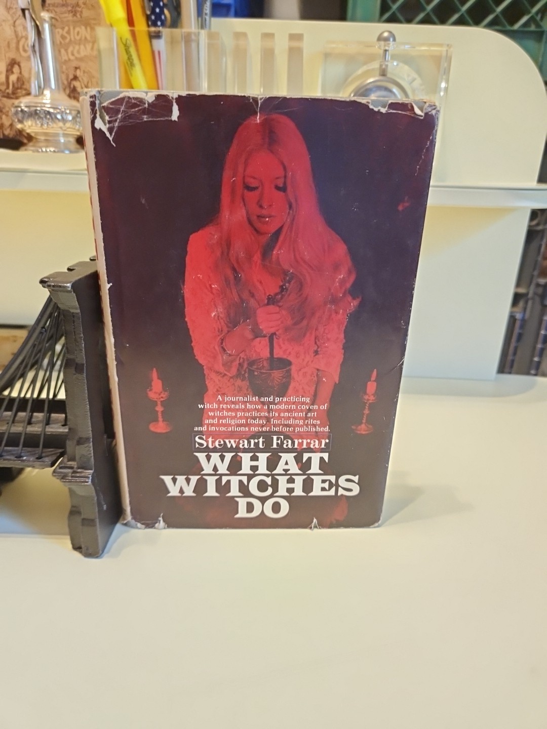 1971 1ST EDITION VINTAGE WHAT WITCHES DO STEWART FARRAR COLLECTIBLE ANTIQUE BOOK