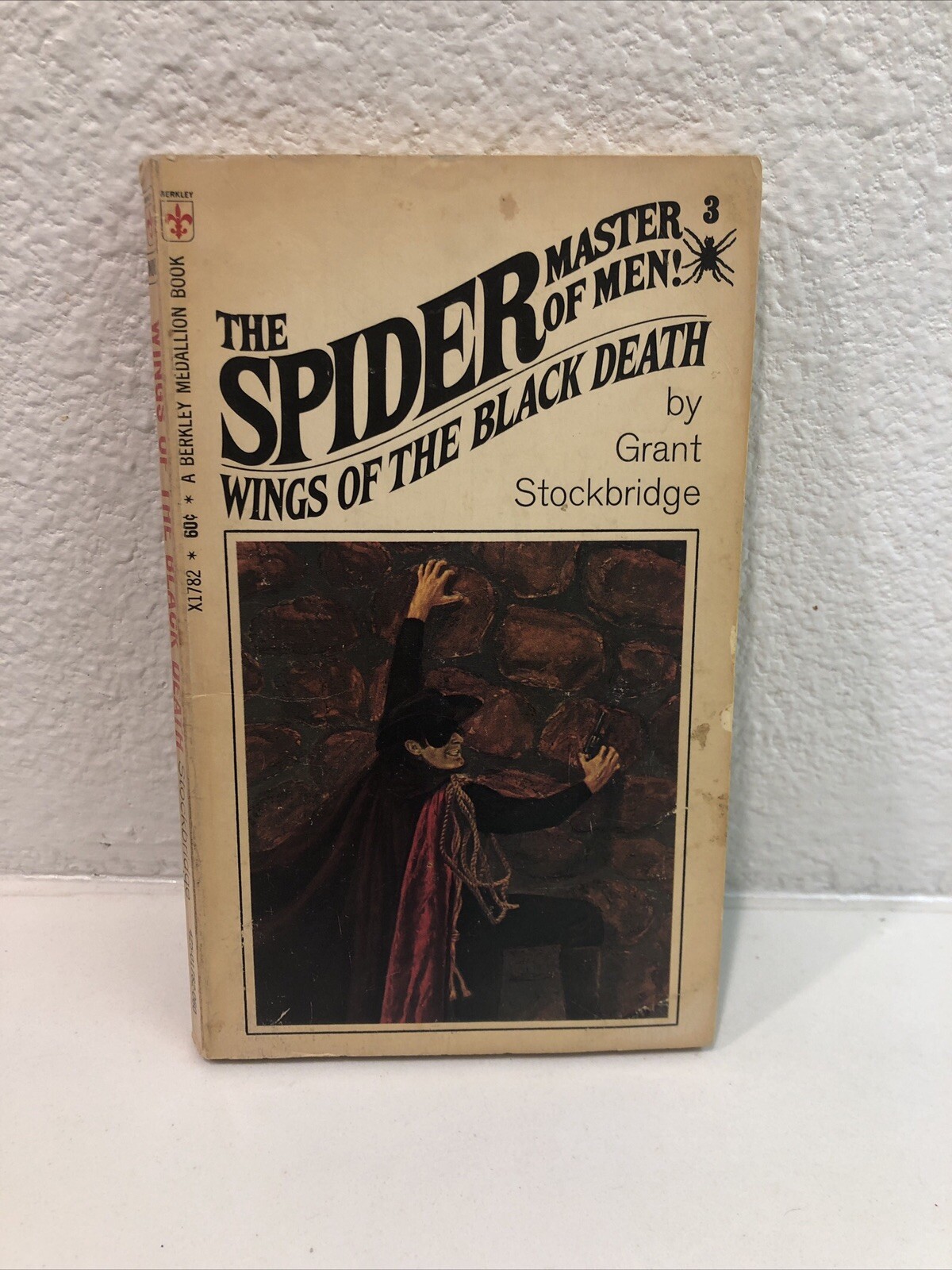 Grant Stockbridge WINGS OF THE BLACK DEATH #3 The Spider Master Men 1969 PB