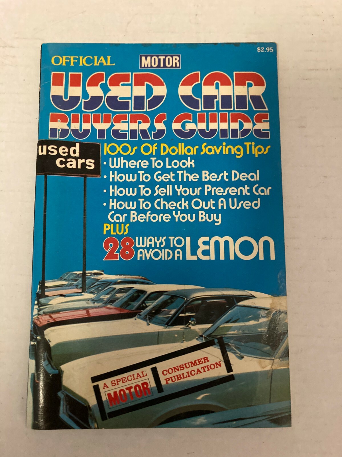 Vintage 1975 Motor Official Used Car Buyers Guide