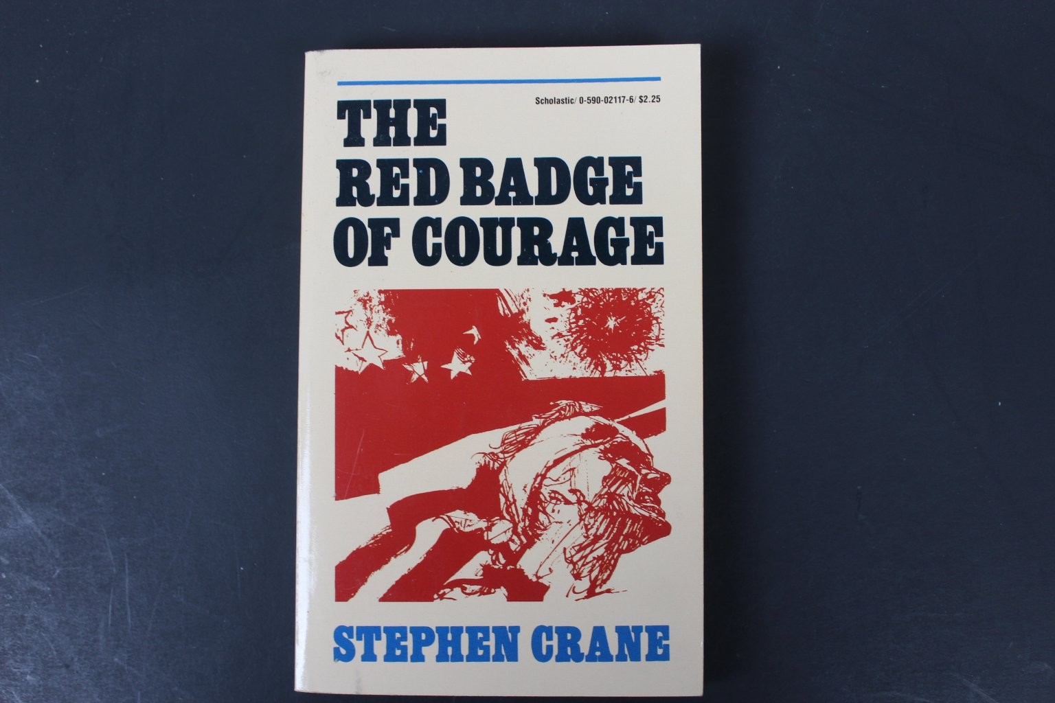 The Red Badge of Courage Stephen Crane 1972 Scholastic Library Edition War Novel