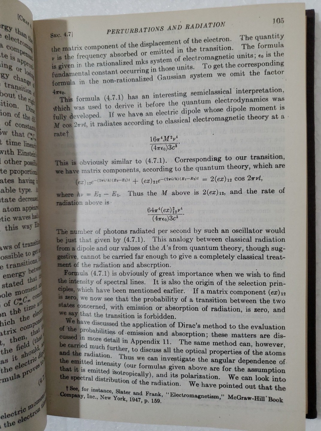 Quantum Theory of Atomic Structure & Matter by John Slater, 1960, 1951 2 BOOKS