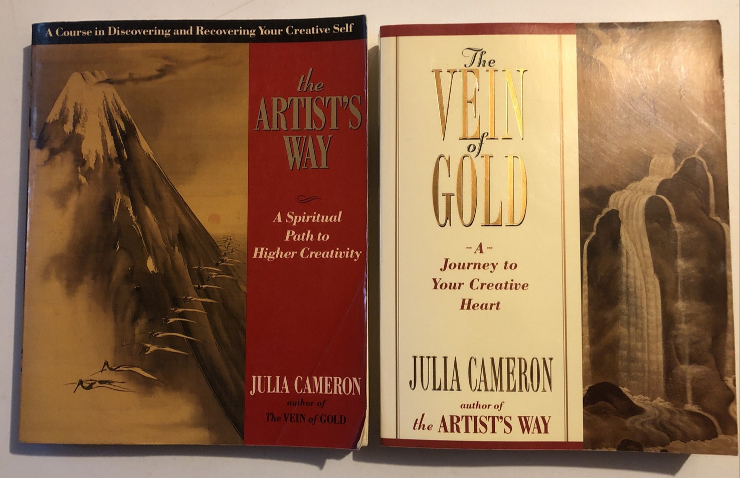 The Artist’s Way & Vein Of Gold Lot Set Awaken Creativity! Julia Cameron Classic