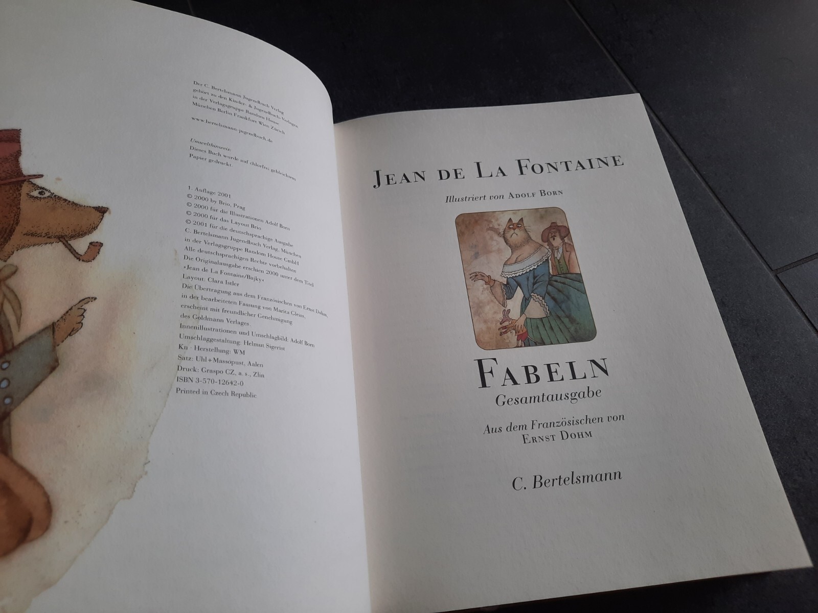 Fabeln: Illustrierte Gesamtausgabe Jean de LaFontaine 2001