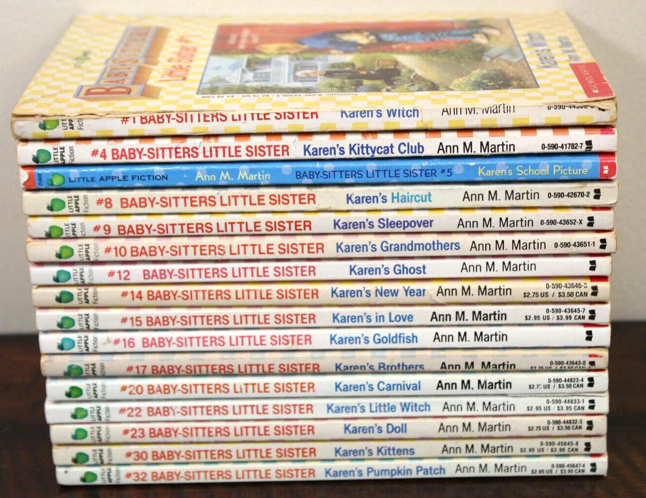 Vintage BABYSITTERS CLUB LITTLE SISTER BOOK LOT Ann M Martin Chapter Books