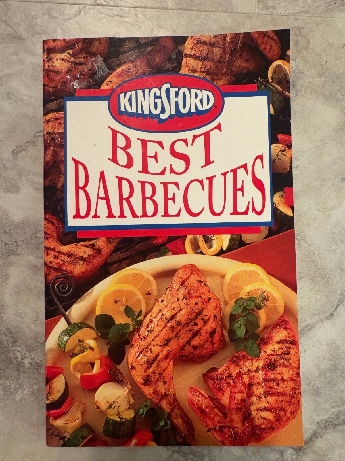 Kingsford BEST BARBEQUES Cookbook 65 Pages Vintage 1997 Charcoal Grilling