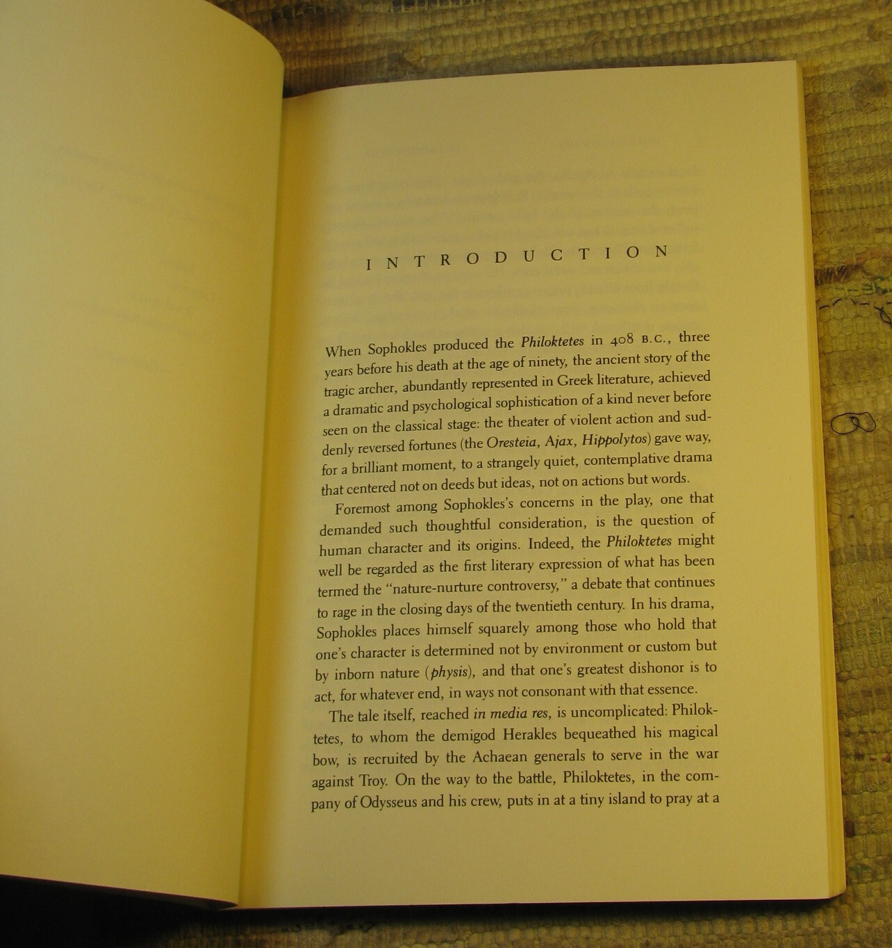 PHILOKTETES by Sophokles Gregory McNamee 1986 Copper Canyon Press 1st Ed PB