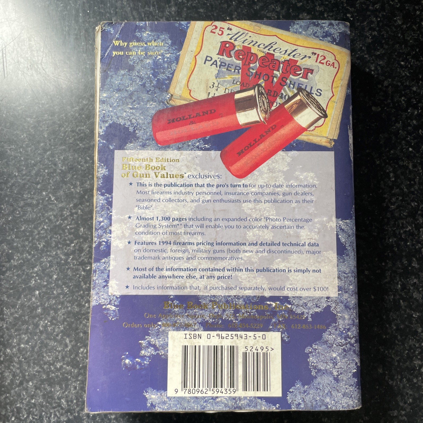 Blue Book of Gun Values fifteenth edition by S.P. Fjestad