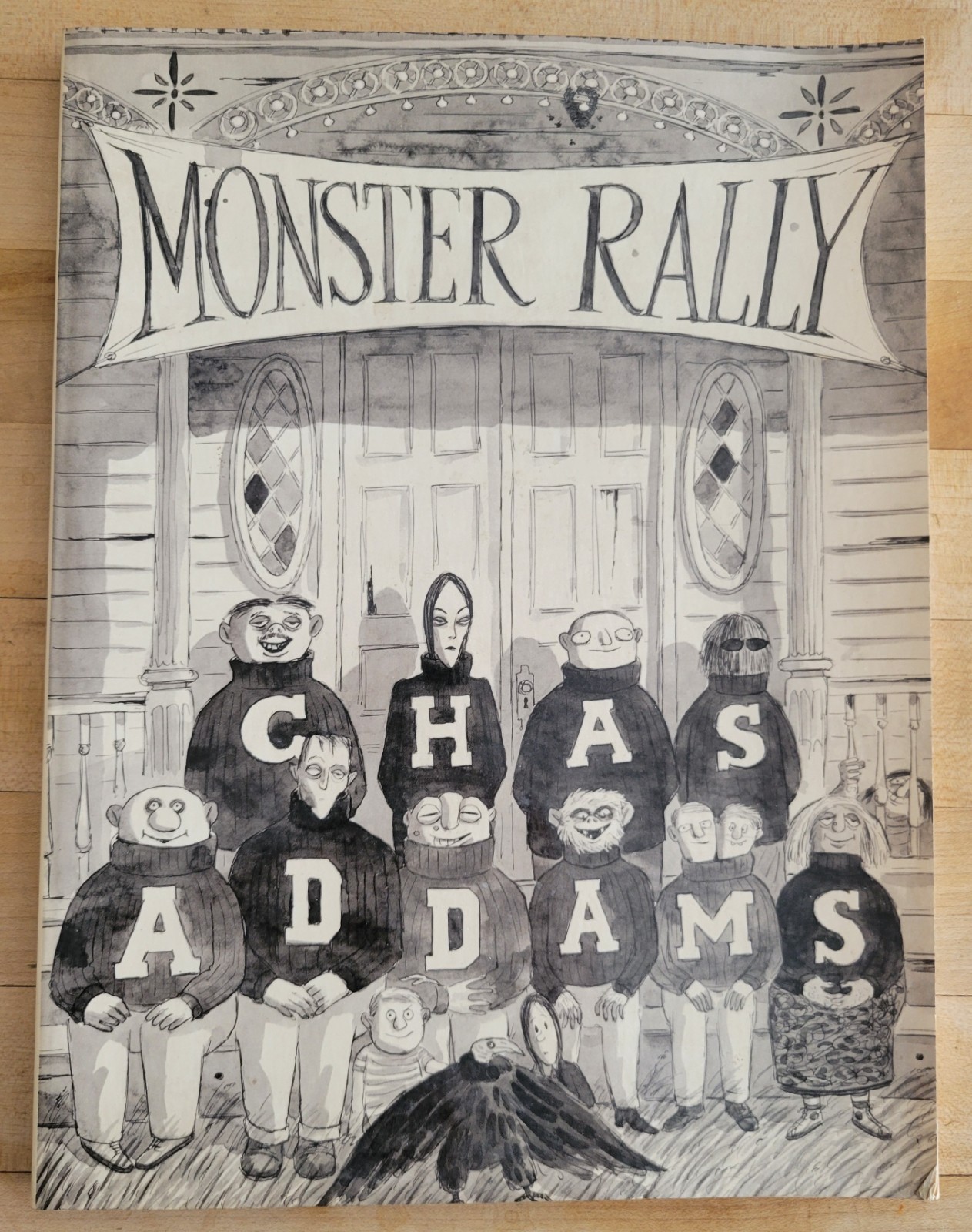 Monster Rally, Charles Addams, 1950. Simon & Schuster. 1st Edition.