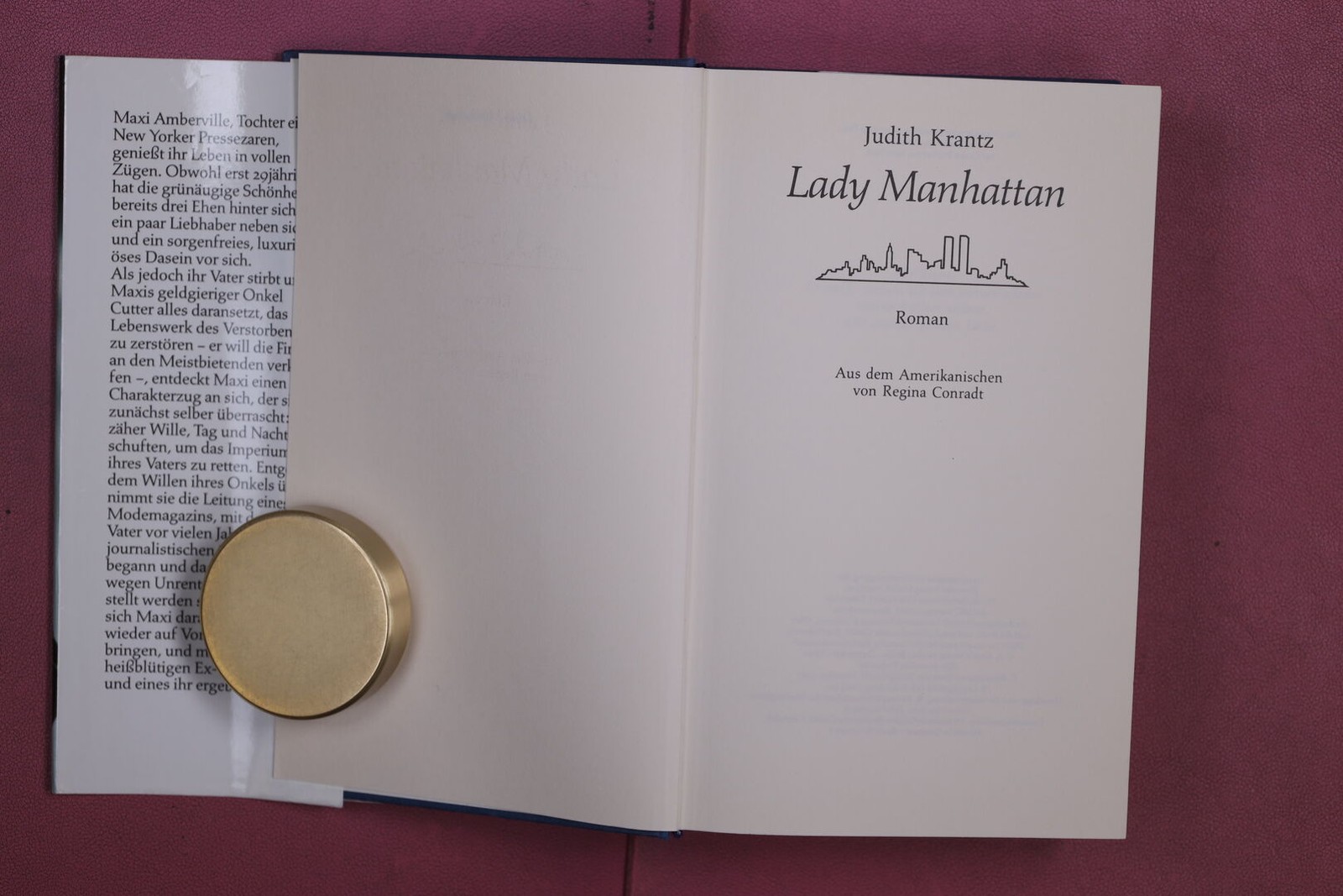 364010 Judith Krantz LADY MANHATTAN Blanvalet Verlag HC