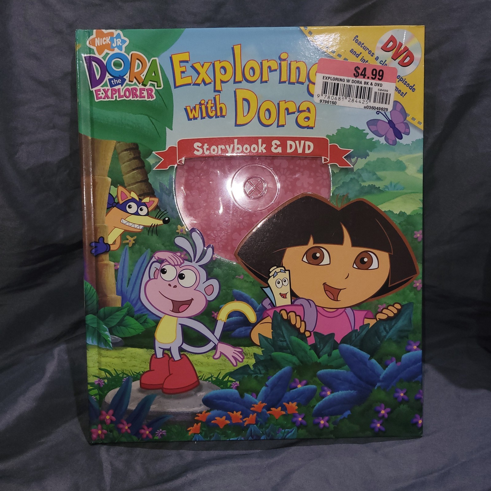 Exploring with Dora Storybook and DVD (Dora the Explorer (Reader’s D – GOOD