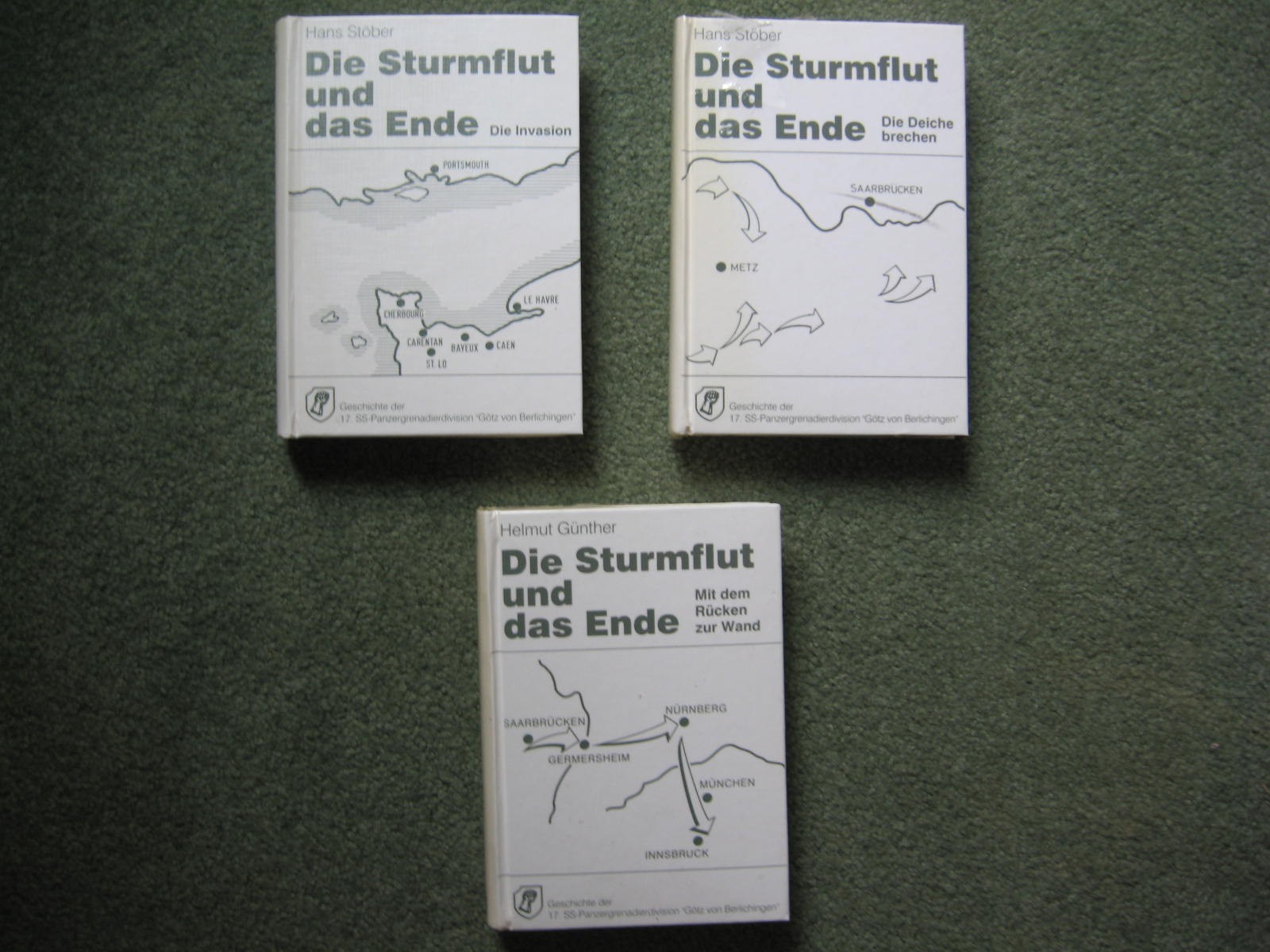 3 VOLUMES–DIE STURMFLUT UND DAS ENDE–2 STILL FACTORY SEALED–$ 9.99 SHIPPING