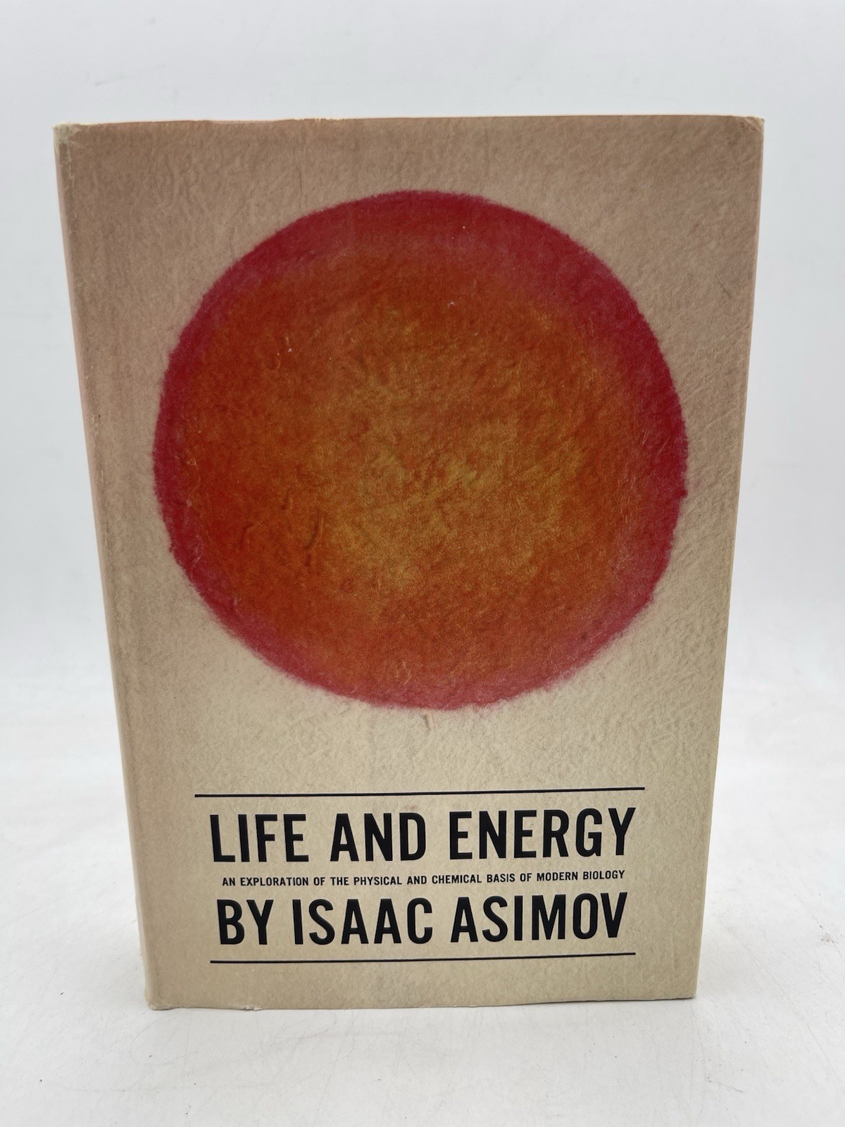 Life and Energy 1962 First Edition by Isaac Asimov Hardcover Dustjacket