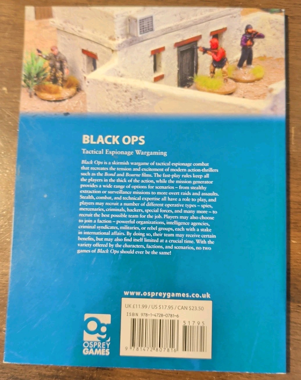 Black Ops : Tactical Espionage Wargaming by Guy Bowers (2015, Trade Paperback)