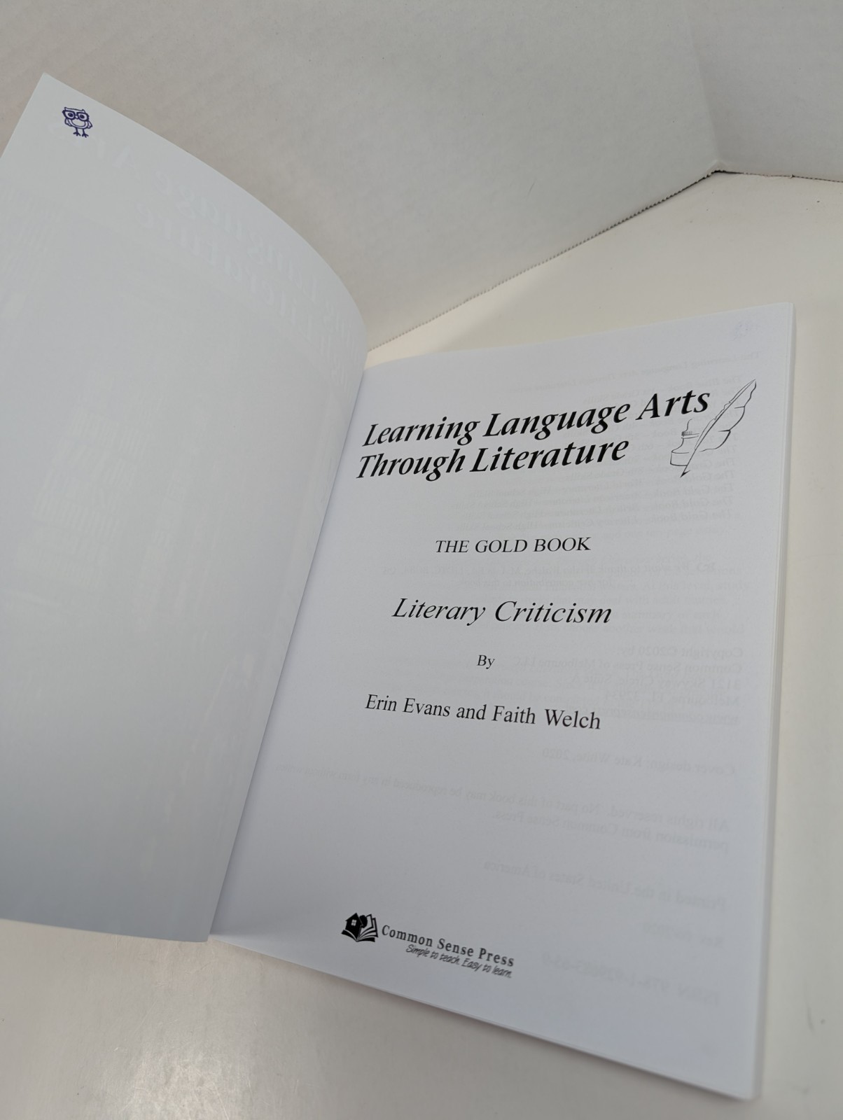 Learning Language Arts Through Literature The Gold Book Literary Criticism