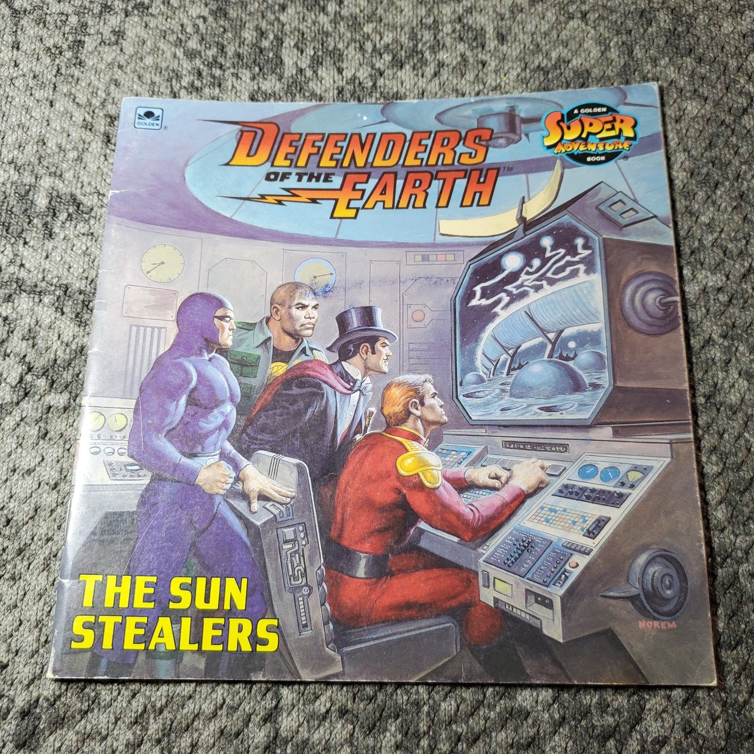 Defenders of the Earth The Sun Stealers Mark Sufrin 1986 First Ed Golden Book
