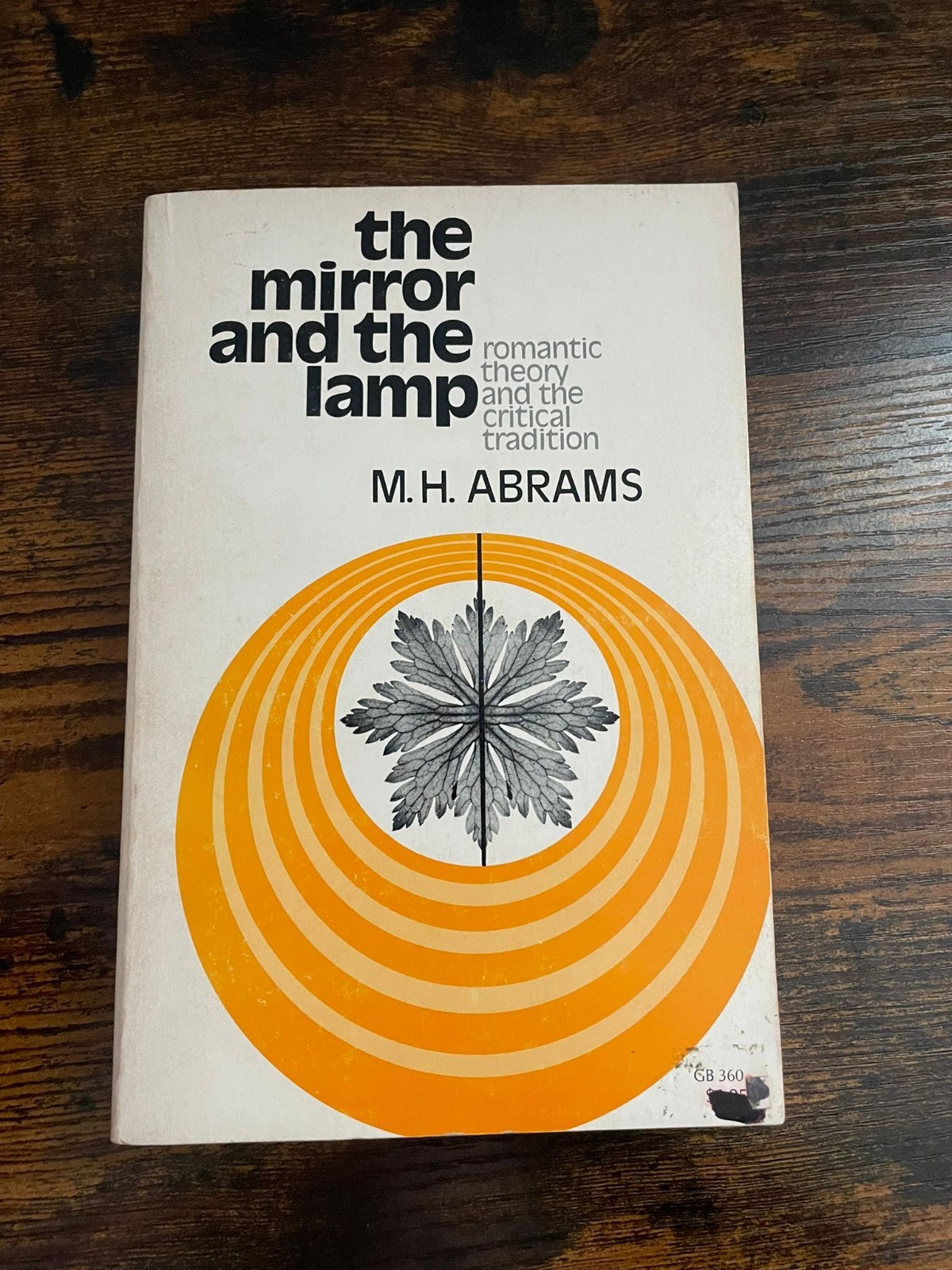 The Mirror and the Lamp: Romantic Theory and the Critical Tradition M. H. Abrams