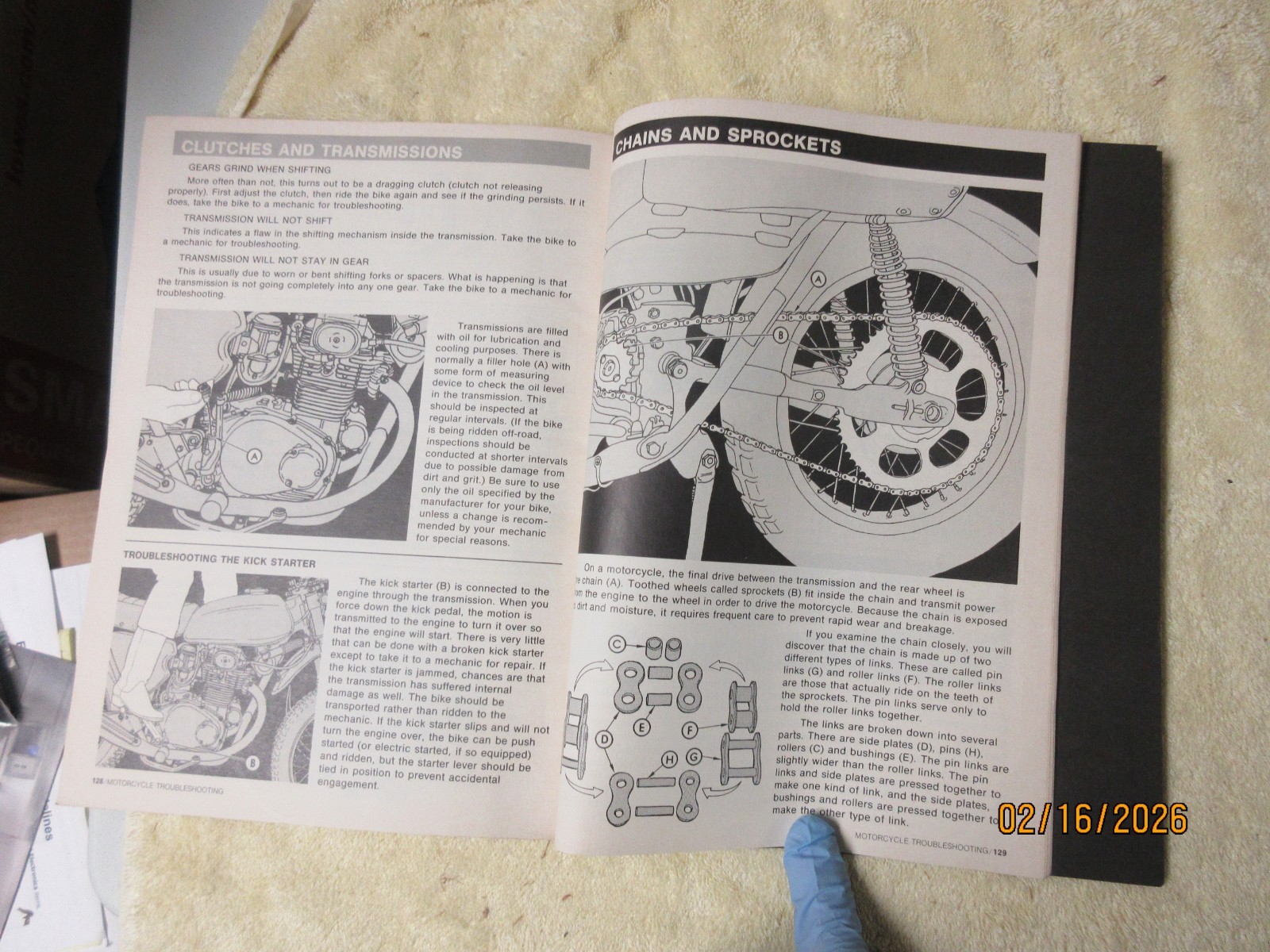 Petersen’s Basic Motorcycle Troubleshooting, circa 1974, paperback,144 pages.