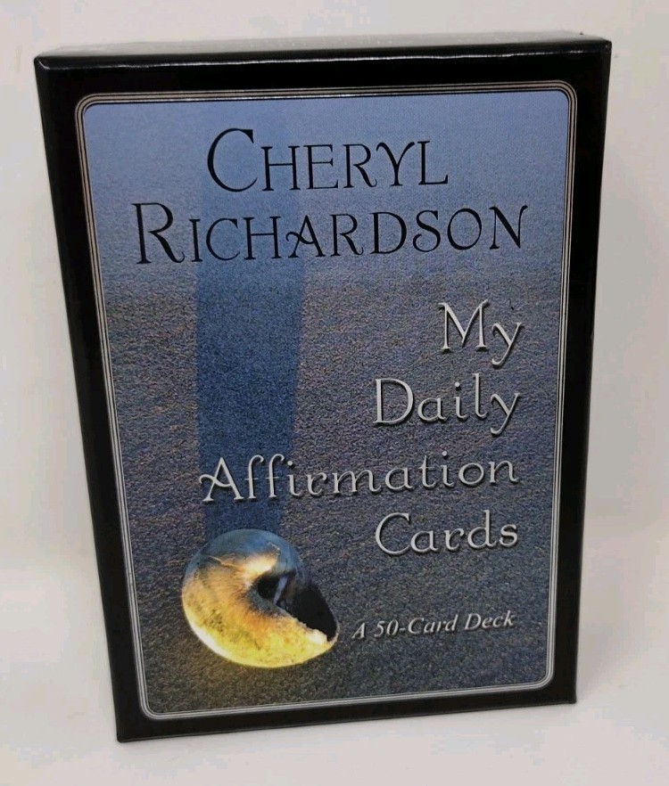 My Daily Affirmation Cards : A 50-Card Deck by Cheryl Richardson 2010 COMPLETE