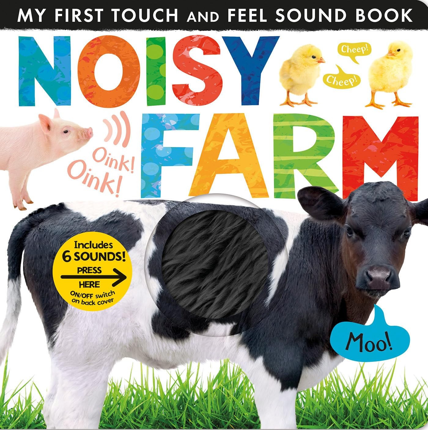 Noisy Farm: Includes 6 Sounds and an On/Off Switch on the Back Cover! (My Fi…