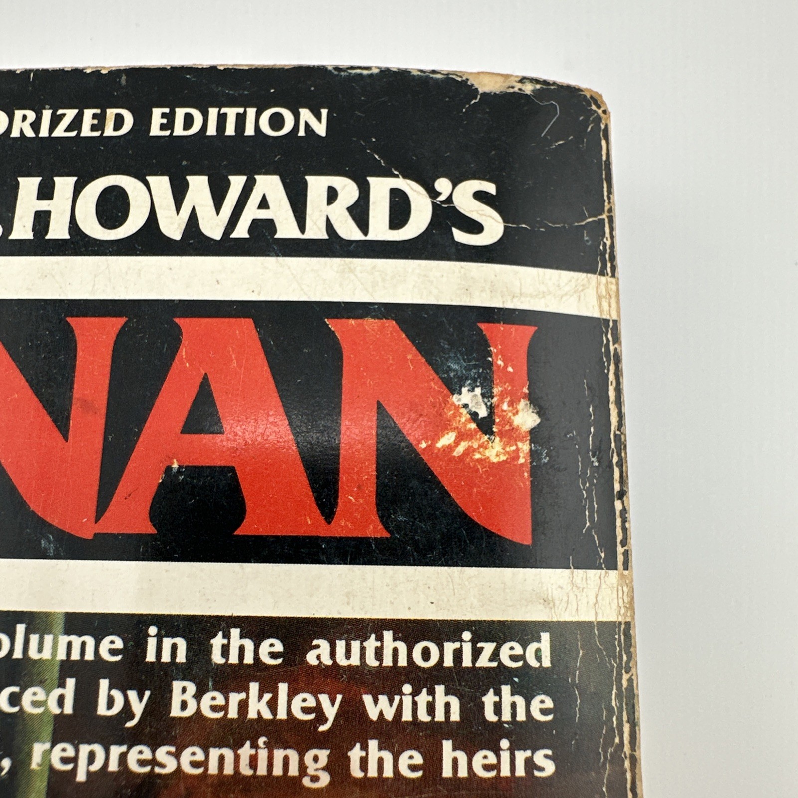 Conan – Red Nails – Robert E. Howard 1977 Paperback – Ken Kelly Cover No Foldout