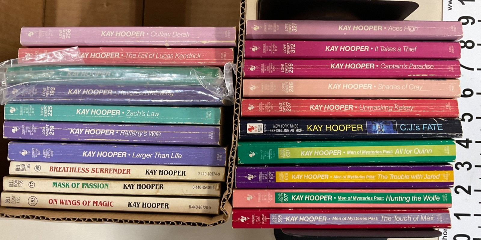 Kay Hooper Loveswept Romance PB Lot of 20 On Wings of Magic, Aces High